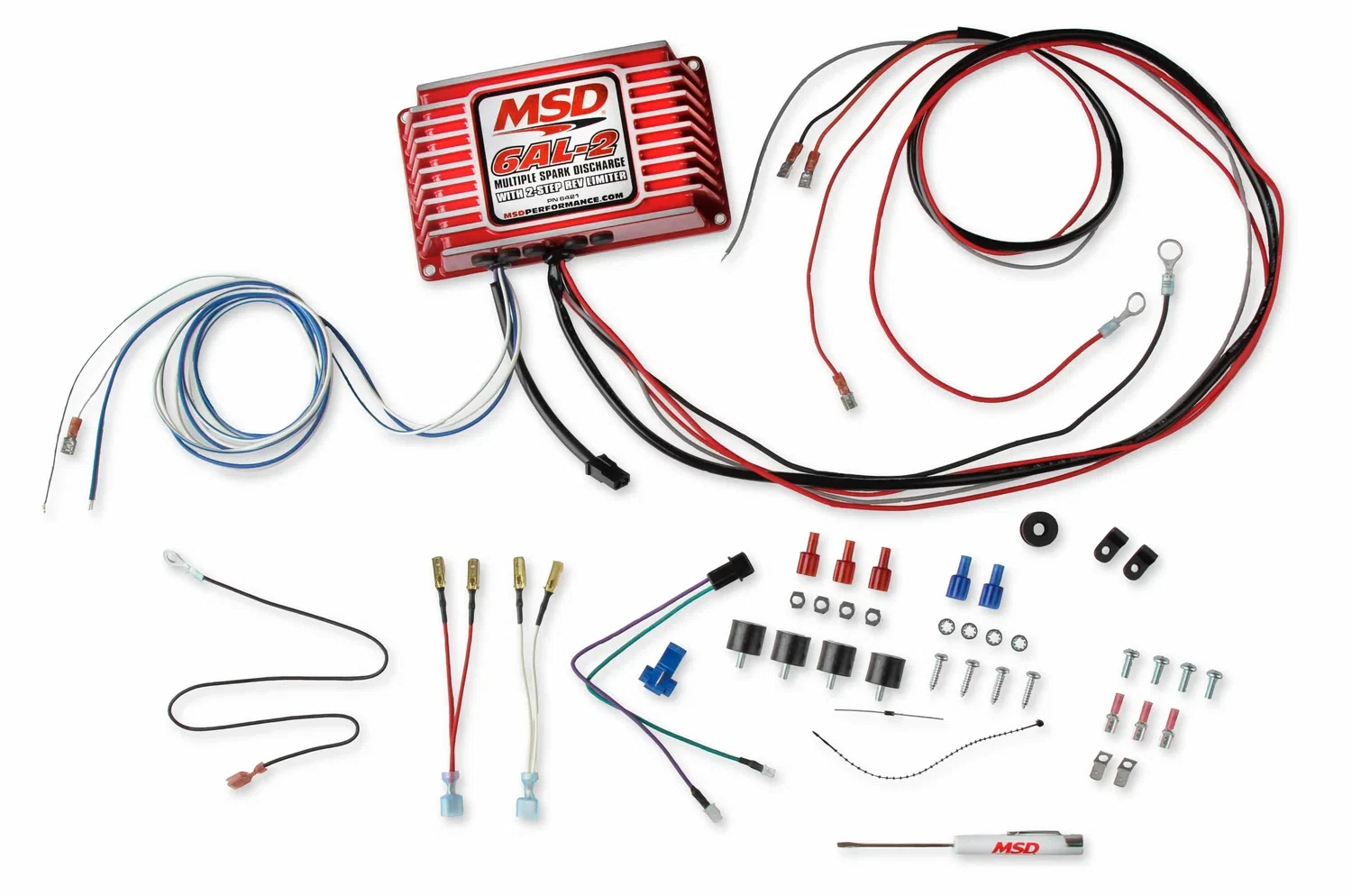 MSD 6421 6AL-2 Ignition Box Digital w_ Built-In 2 Step SBC BBC SBF Chevy Ford